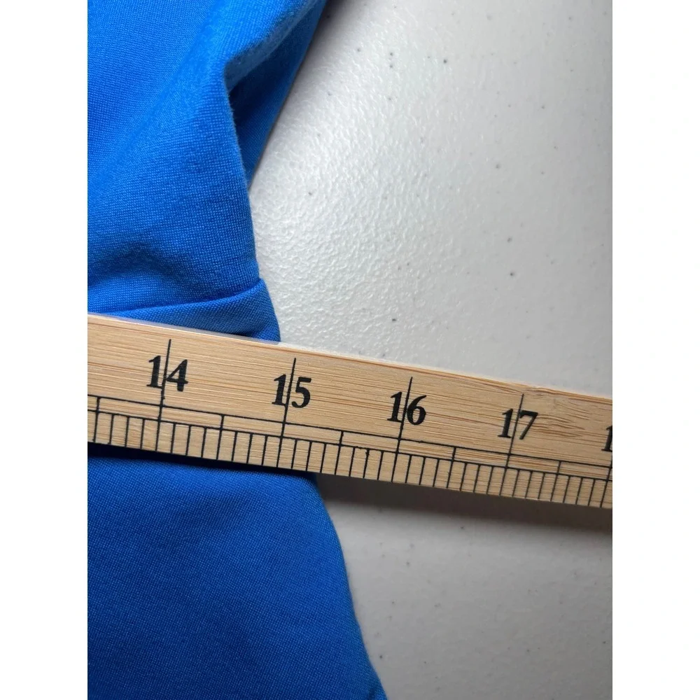 Hollister Royal Blue Strapless Skater Skirt Dress Large Corset Top Stretch‎